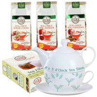 Fruit Tea Lover’s Kit – Set Tea for One cu 3 ceaiuri de fructe si filtre - 1