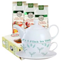 Fruit Tea Lover’s Kit – Set Tea for One cu 3 ceaiuri de fructe si filtre - 2