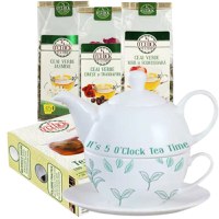 Green Tea Lover’s Kit – Set Tea for One cu 3 ceaiuri verzi si filtre - 2