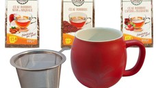 Infuzia de Seara, Cana cu infuzor si 3 ceaiuri rooibos