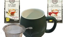 Infuzie de energie, Cana cu infuzor si 2 ceaiuri negre