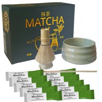 Matcha Experience Set – Set tradițional japonez cu 10 porții Matcha Hisui - 1