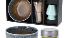 Matcha Lover Gift (Matcha Set 'Daidaiiro' 4 piese + Ceai Infuzie China Matcha Premium 40g)