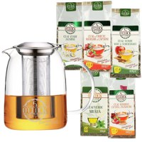 Mix Brew Family Set – Ceainic 800 ml si 5 ceaiuri 5 O’Clock Tea pentru toată familia - 1