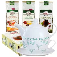 Mix Tea Lover’s Kit – Set Tea for One cu ceai verde, rooibos, mate si filtre - 1