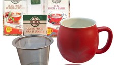 Moment Fructat, Cana cu infuzor si 3 ceaiuri de fructe