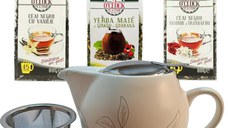 Pauza de Focus, Ceainic cu infuzor 2 ceaiuri negre si un ceai mate