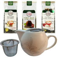 Pauza de Focus, Ceainic cu infuzor 2 ceaiuri negre si un ceai mate - 1