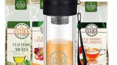 Relax Summer Kit (2 ceaiuri Rooibos, 1 ceai verde si Sticla BrewTraveler)