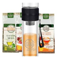 Relax Summer Kit (2 ceaiuri Rooibos, 1 ceai verde si Sticla BrewTraveler) - 1