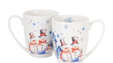 Set 2 cani in cutie cadou 0.36 l, SNOWMAN