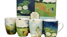 Set 4 Cani 360ml inspired by Monet