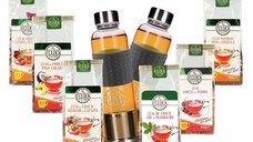 Springtime Family Fruit Kit(2 Sticle cu Infuzor+6 ceaiuri 5 O'ClockTea)