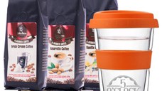 Summer Coffee Collection (Selectie de 5 cafele cu arome pentru Iced Coffee + 1 Pahar ThermoCup)