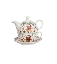 Tea for One Portelan CHRISTMAS BEAR - 1