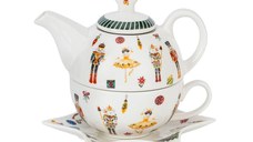 Tea for One Portelan NUTCRACKER