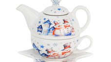 Tea for One Portelan SNOWMAN