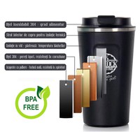 Termo2GO - Cana termos 5 O'Clock Tea (500ml) - VERDE - 2