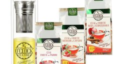 Winter Zen Fruit Kit by 5 O'Clock Tea (Sticla ZenBrew + 3 ceaiuri)