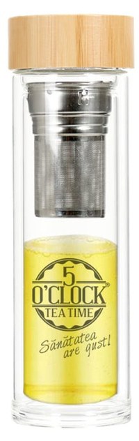 ZenBrew - Sticla cu Infuzor si capac bambus 5 O'Clock Tea (450ml) - 1
