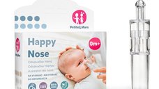 Aspirator nazal, Petite&Mars, Happy Nose, Utilizare manuala sau racordat la aspiratorul casnic, Fara BPA, 0 luni+