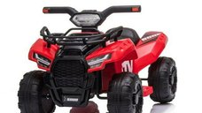 ATV Electric pentru Copii Baby Mix 6V, Honda Red, Pana la 25 kg, Sunete Interactive si Scaun Confortabil