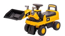 BabyTrold Excavator Ride-On pentru Copii, Sunete si Claxon, Licenta CAT, Depozitare, 12 luni+, 54x30x35 cm, Galben