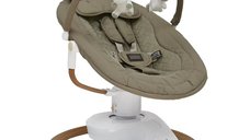 Balansoar electric Bebe Stars Snuggle - Rotire 360 grade, bara cu jucarii, melodii, capacitate 9 kg, conform standardelor de siguranta