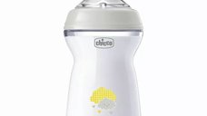Biberon Chicco Natural Feeling 330 ml Anticolici pentru Sugari 6 luni+, Bej