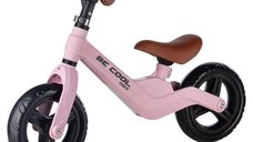 Bicicleta de echilibru FreeON Be Cool Mini, cu ghidon si sa reglabile, roti EVA de 8 inch, pentru copii de 12 luni+, roz