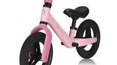 Bicicleta fara pedale, Lionelo, Toni, Cu ghidon si sa reglabile, Ultra usoara, 2.8 Kg, 18 luni+, Sustine 30 kg, Conform cu standardul EN71-1/2/3, Certificata TUV SUD, Roz