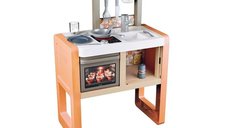 Bucatarie de jucarie Smoby Vanilla, cu 11 accesorii, 80% materiale reciclate, 36 luni+