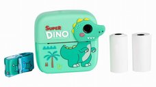 Camera foto pentru copii Free2Play cu printare instant si design dinozaur