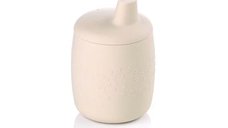 Canuta din silicon Jane, Fara maner, BPA Free, 6 luni+, Sand