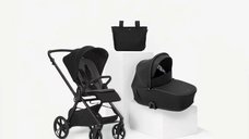 Carucior 2 in 1 Jane Muum 5 Premium Coal, cu landou Sleep, cadru din aluminiu, sezut reversibil, pana la 22 kg