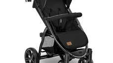 Carucior sport Lionelo Annet Tour, 0-22 Kg, cu accesorii si capotina XXL, Negru