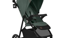 Carucior sport Lionelo Emma One - Verde, cu tavita si maner reglabil, pentru copii 6 luni+, suport pana la 22 kg