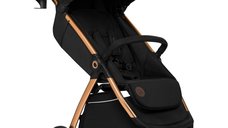 Carucior sport Lionelo Ingrid Black Onix cu copertina impermeabila si filtru UPF50+