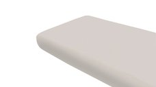 Cearceaf cu elastic MimiNu pentru pat 160x80 cm, bumbac Oeko Tex Standard 100, Colectia Royal, Beige