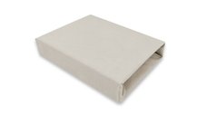 Cearceaf cu elastic MimiNu pentru patut 120x60 cm din bumbac Oeko Tex Standard 100, Colectia Royal, Beige