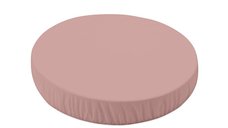 Cearceaf cu elastic, Waldin, Pentru patut evolutiv oval 7 in 1, 73x73 cm, Rose
