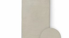 Cearsaf cu elastic Bocioland pentru patut 120x60 cm din bumbac jersey, Beige