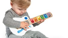 Chitara pentru copii, Baby Einstein, Tehnologie Magic Touch, Din lemn, Sunete realiste, 12 luni+, Multicolor