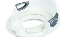 Colac de Toaleta Ergonomic FreeON cu Spatar si Perna Detasabila, 37x9,3x65,5 cm, Alb