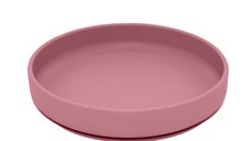 Farfurie din Silicon cu Ventuza Petite&Mars Take&Match, 400 ml, Roz, Fara BPA, 6 luni+