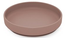Farfurie din silicon cu ventuza Petite&Mars Take&Match, 400 ml, Velvet Latte, Fara BPA, Usor de curatat, 6 luni+
