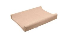 Husa New Baby pentru Saltea de Infasat 50x70 cm, Bumbac Terry, Bej cu Banda Elastica