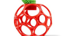 Jucarie dentitie Oball Hold My Own Apple 2 in 1 pentru bebelusi 0-6 luni
