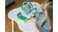 Jucarie educativa, Free2Play, Casa de marcat, Cu aparat de scanat, microfon, cantar si accesorii, Cu diverse sunete, 3 ani+, Multicolor