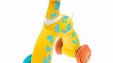Jucarie Push and Go Chicco - Girafa Colorata cu Sunete pentru Copii